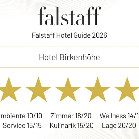Hotel Birkenhoehe 4*
